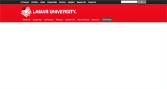 Desktop Screenshot of lamar.edu