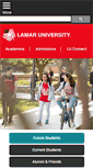 Mobile Screenshot of lamar.edu